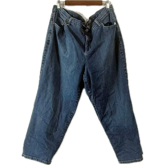 Gloria Vanderbilt Blue Relaxed Jeans Timeless Comfort - Picture 1 of 4
